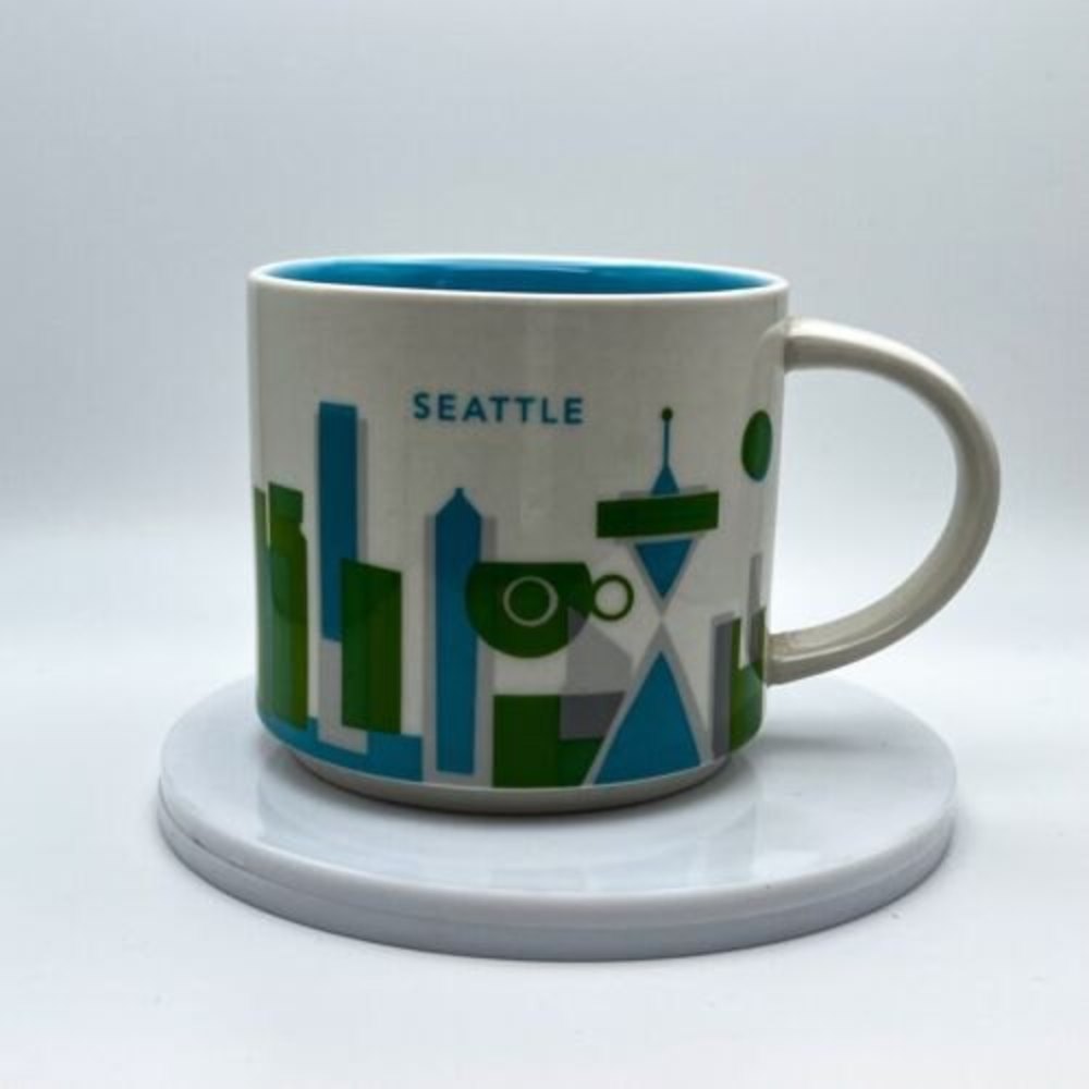 Starbucks Seattle You Are Here Coffee Mug Cup 14 oz 2013